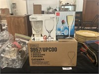 3 Boxes Of Stemware