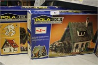 SET OF 2 POLA-LGB TRAIN MODEL BUILDINGS