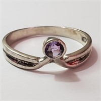 Silver Amethyst Ring