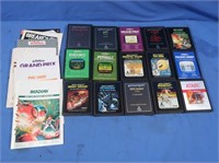 Atari Video Cart., 15, incl PacMan, Asteroids