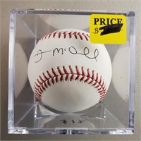 James McDonald Signed Baseball - No COA