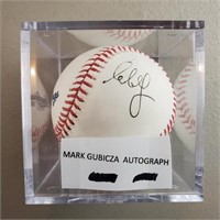 Mark Gubicza Signed Baseball - No COA