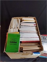 School/Office Supplies, Box of Notepads and notebo