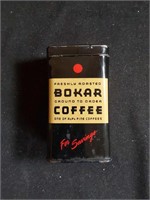 Vtg Bokar Coffee coin Tin