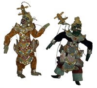 Burmese Hanuman Wooden Marionette String Puppets