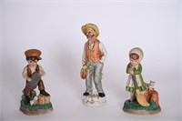 Porcelain Bisque Figurines - Home Interior, Asst.