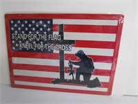 Stand For The For The Flag 12"x17"