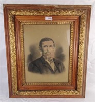 Ornate Antique Framed Gentle Picture