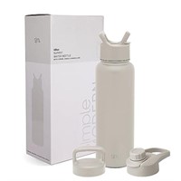 Simple Modern Water Bottle with Straw, Chug Lid