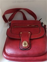 Dark Burgundy Over the Shoulder Purse