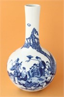 Good Chinese Late Qing Dynasty Porcelain Blue and