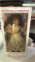 Vintage Christmas doll and north lodge carousel