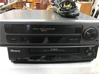 2 VCRS & VHS TAPES