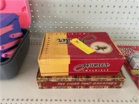 2 cigar boxes