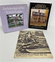 3 Architecture books, American, British Empire and