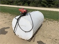 300 gallon fuel tank w/Gasboy elec pump