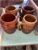 Ironstone beer mugs