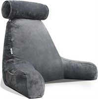 mittaGonG Shredded Foam Reading Pillow  Gray