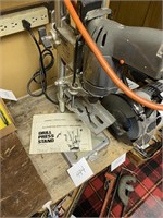 DRILL PRESS STAND W/ DRILL