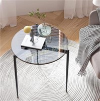 Artloge Modern End Table: 19.8inch  Grey