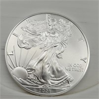 2021 American Eagle 1 Oz Silver Dollar