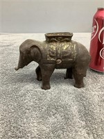 Metal Elephant Bank