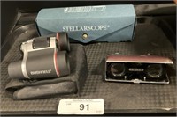 Stellarscope, Vintage Tasco & Bushnell Binoculars.