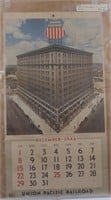 1946 Union Pacific Railroad Calendar