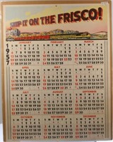1957 Frisco Railroad Calendar