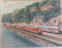 Burlington Rail Road Print