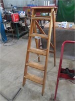 Timber 5 Step A Frame Ladder