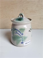 Handmade Pottery Jar with Lid