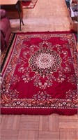 34" x 84" Shital rug with red ground