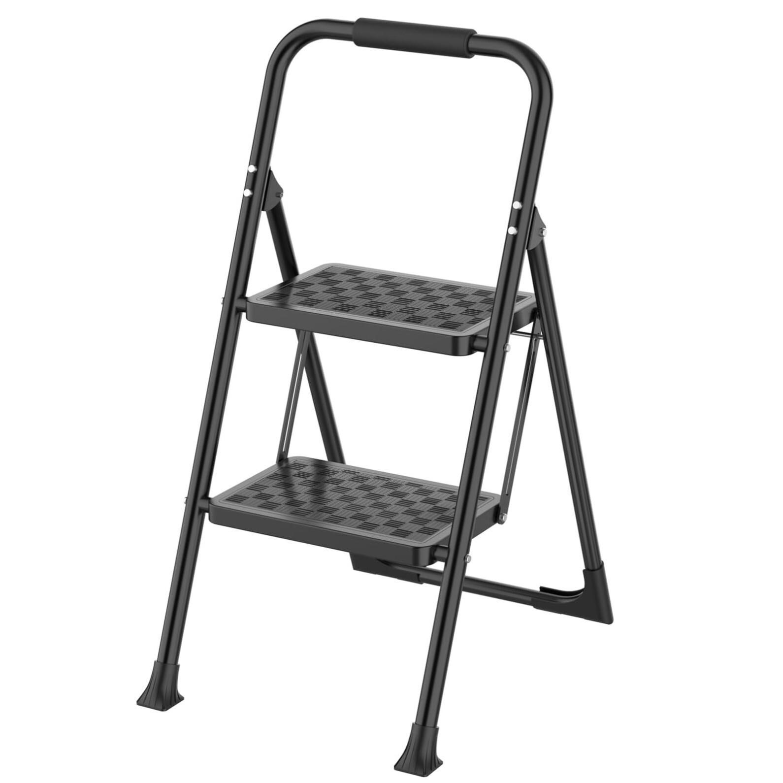 HBTower 2 Step Ladder, Step Stool for Adults,2 Ste