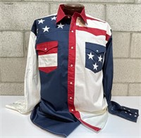 Roper Western Patriotic Shirt (XL)
