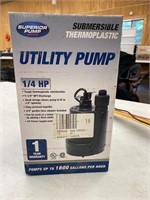 Submersible utility pump