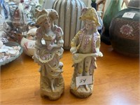 PAIR IF VICTORIAN LADY STATUES