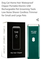 New...Portable Rechargeable Pet Clipper (plugged