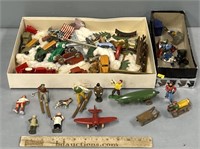 Toy Soldiers; Train Garden & Die-Cast Toys Lot