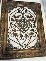 Metal wall decor - measures 24”x31”