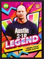 2021 Topps WWE Legend Steve Austin card