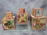 Vintage Nesting Boxes - One missing
