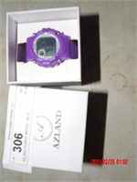 AZLAND PURPLE WATCH - AS IS