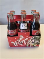 Coca Cola 1998 Christmas Bottles Full, Box is 2002
