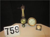 Brass gauge and barometers