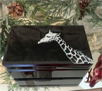 New Giraffe Glass Jewerly Box