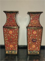 Pair of John Richard Chinese Vases