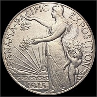 1915-S Panama-Pacific Half Dollar NEARLY