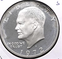 1972 S SILVERE PROOF IKE DOLLAR