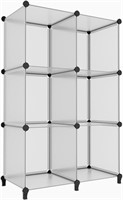 6-Cube Light Grey Cube Storage Organizer